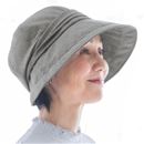 ２１機能で小顔に見える遮熱遮光ＵＶクロッシェ帽子