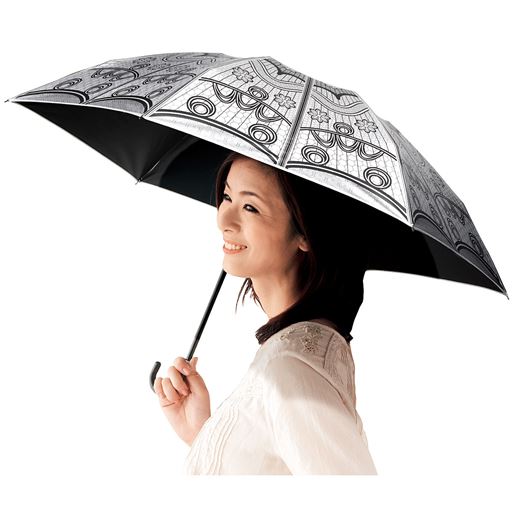 ブラック <br>小さくても肩口までカバー!持ちやすいU字型取っ手