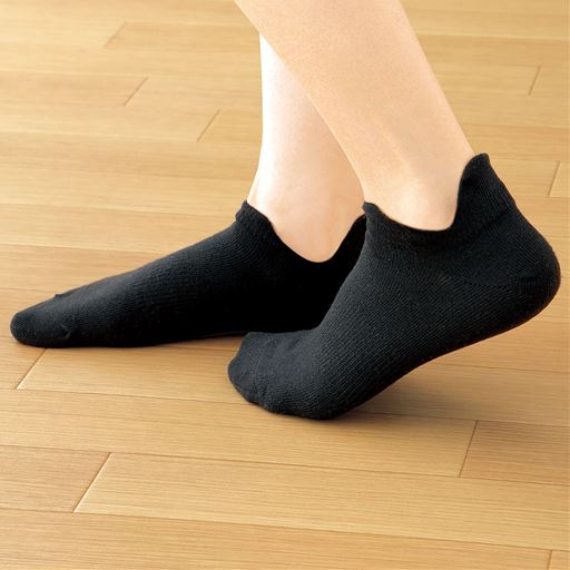 アキレス腱をすっぽりカバー ウォーキング靴下