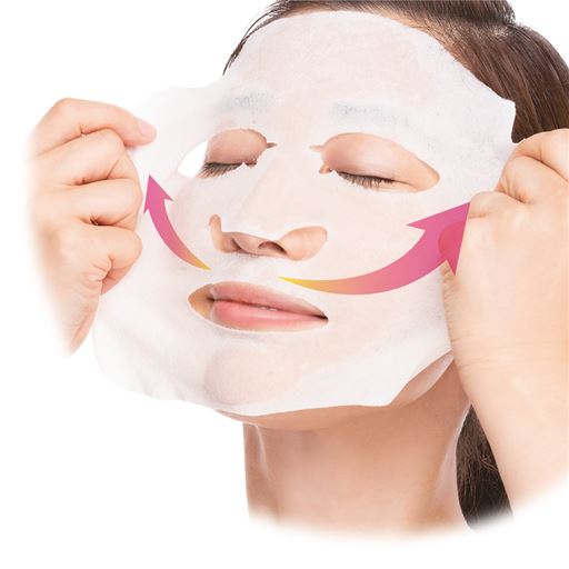 伸び～るマスクがピタッと密着!<br>※使用イメージ