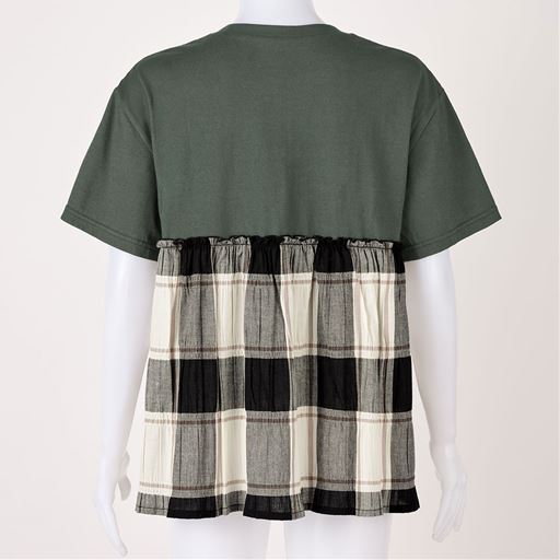 ブラック系<br>(Tシャツ部分:チャコールグレー)