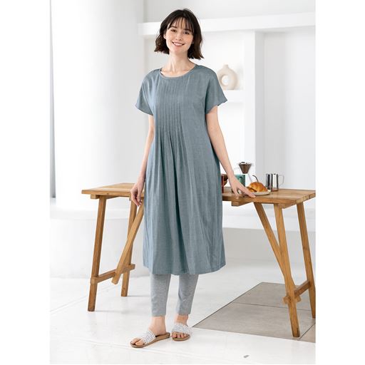 ネイビーコーディネート例<br>レギンス:PX-458