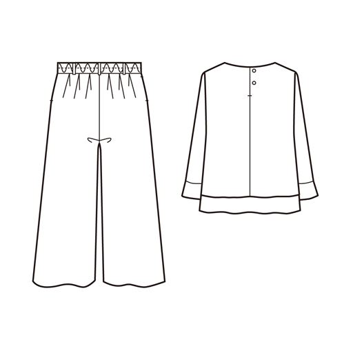 パンツ チュニック バックスタイル