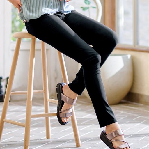 スキニー ピタッとしすぎず程よいフィット感ですっきり見えてきちんと感も