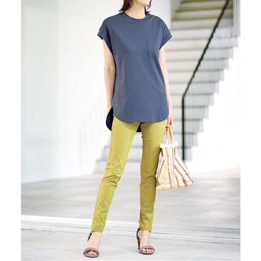 ライムイエロー コーディネート例