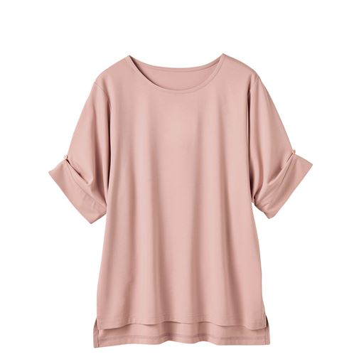 クラウディピーチ 袖はボタンを留めてアレンジできます