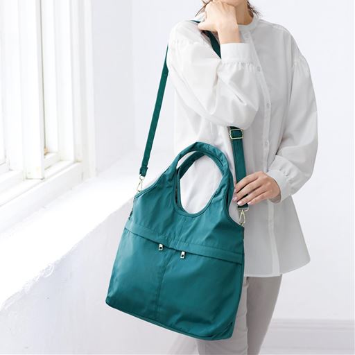 ブルーグリーン 2WAY ショルダーにも