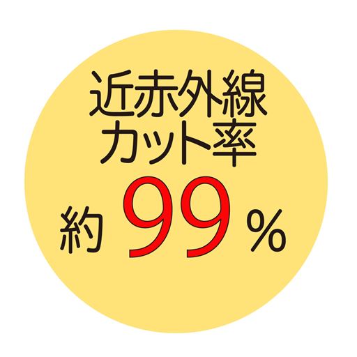 近赤外線カット率約99%