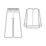 パンツ チュニック バックスタイル