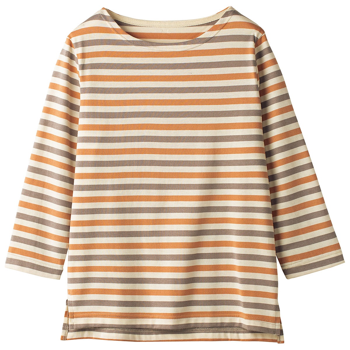 アトリエgg ボーダーネックTシャツ A.U.G relaxing ボーダークルーネックTシャツ /800004 | AUG ONLINE