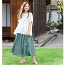 ふわっさら　コットンフレアスカート