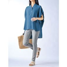 サマーハイパーストレッチスキニーパンツ(UVカット・美脚パンツ・選べる2レングス・洗濯機OK・接触冷感・節電対策)