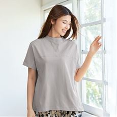 胸元切替プルオーバー(吸汗速乾・UVカット・洗濯機OK)