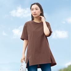 袖折返しチュニック