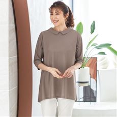 ちび衿カットソーチュニック