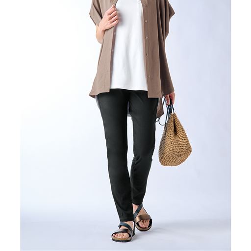 夏のニットデニムスキニーパンツ(スマートニットジーンズ)(人気商品・吸汗速乾・洗濯機OK)