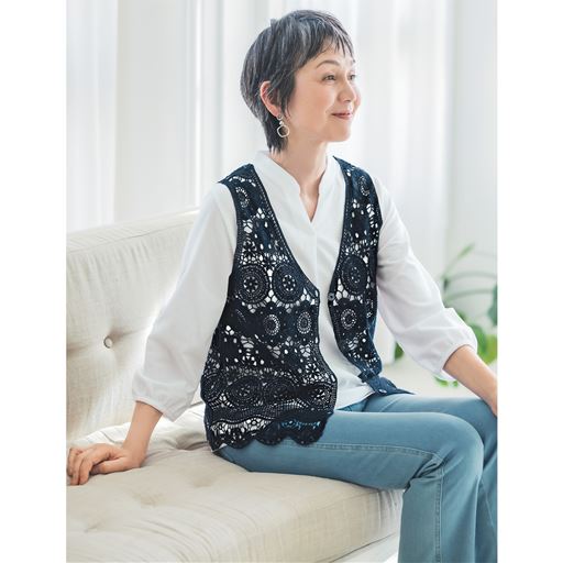 ネイビー <br>コーディネート例