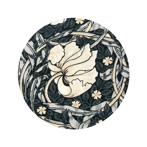 ブラック系<br>大きく優美なチューリップと小さなピンパネルの花がアクセントに