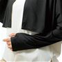 便利な指穴付き 手の甲まですっぽりガードする指穴付きの袖口