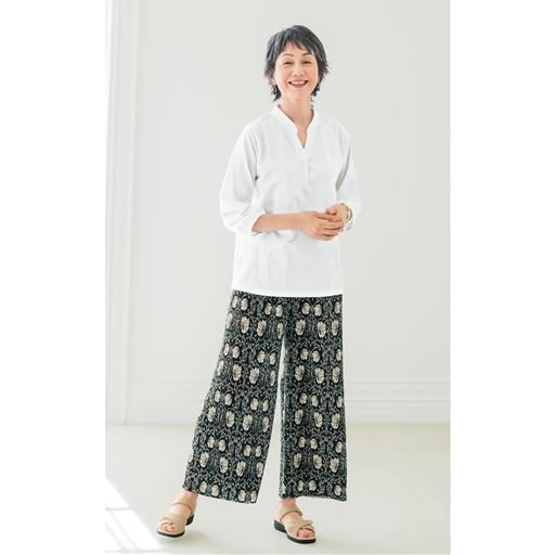 「Seasons of William Morris」 プリーツパンツ
