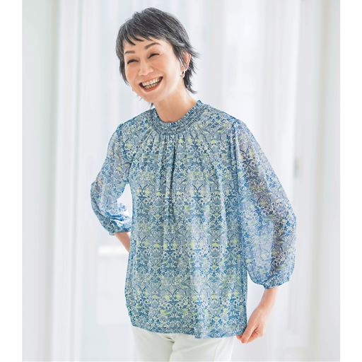 「Seasons of William Morris」 シアーブラウス