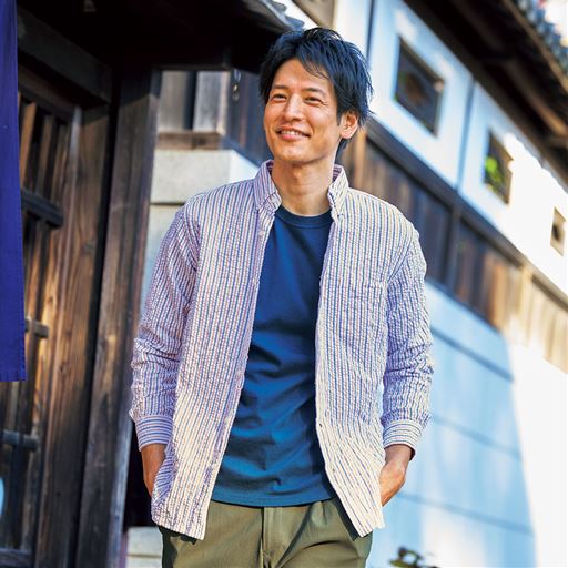 ネイビー系 コーディネート例