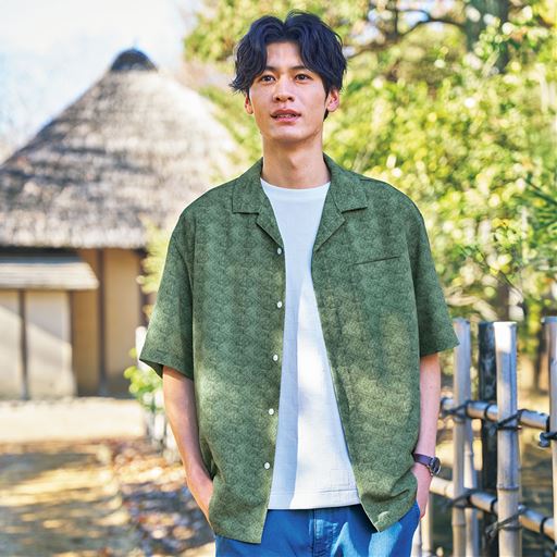 グリーン系 コーディネート例