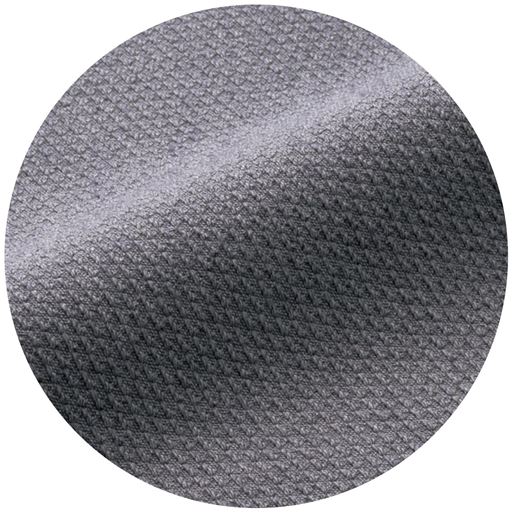 グレー 生地拡大<br>表面感がある素材、肌あたりが気持ちいい。