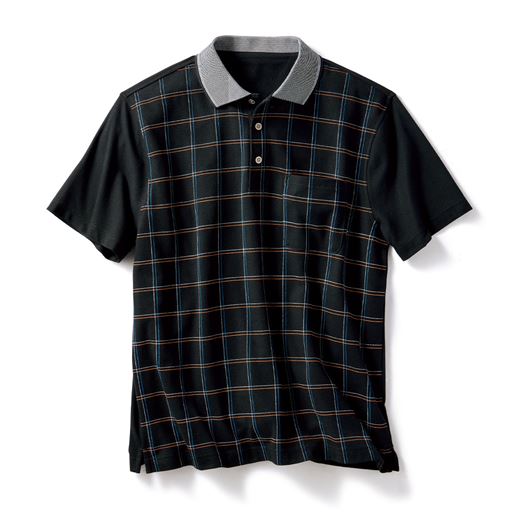 ブラック ※前身頃のみ総柄プリント入り