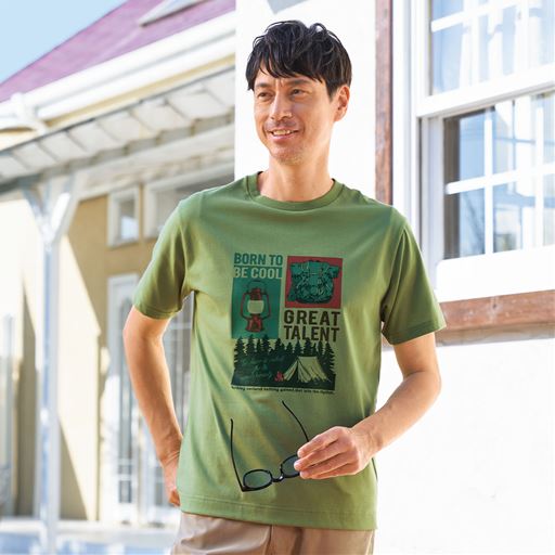 スモークグリーン コーディネート例