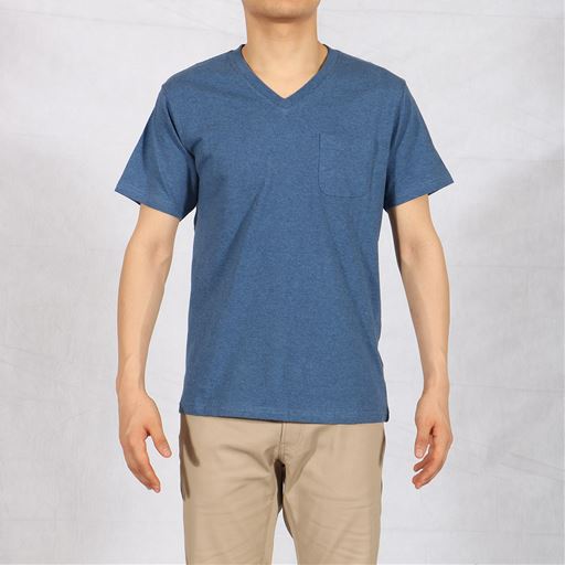 フロント<br>アッシュブルー着用