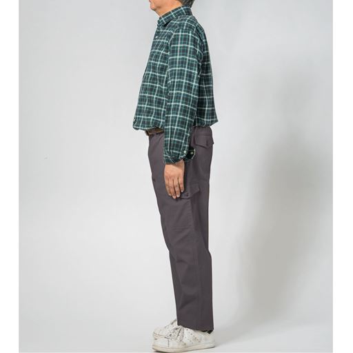 ぽっちゃり体型Cさん(身長168cm) Lサイズ着用/股下72cm着用