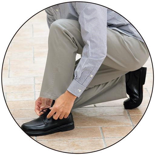 ヨコストレッチで快適!<br>※イメージ写真です。このカラーは販売しておりません。