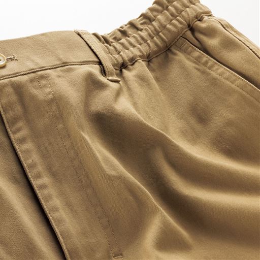 後ろゴム仕上げで前身すっきり