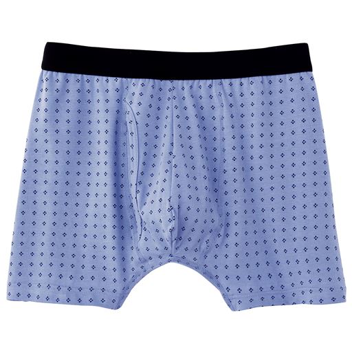 D(色・柄違い3枚組) <br>ブルー系(総柄)