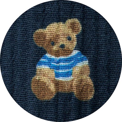 ネイビー系 生地拡大