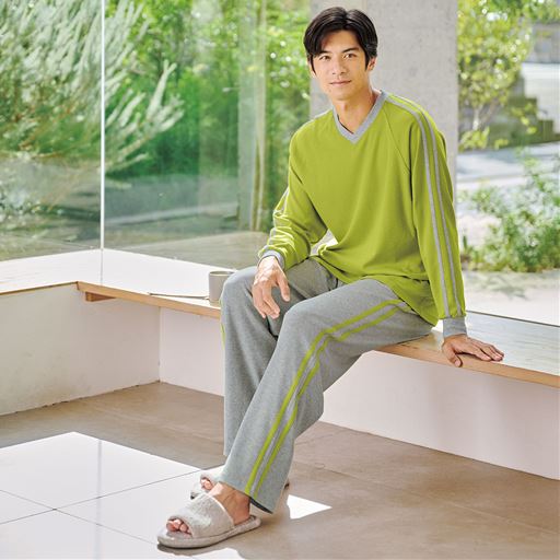 イエローグリーン コーディネート例