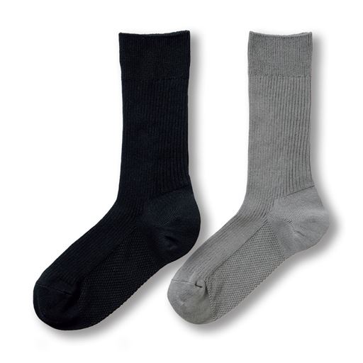 左からグレー、ブラック(同色2足組)