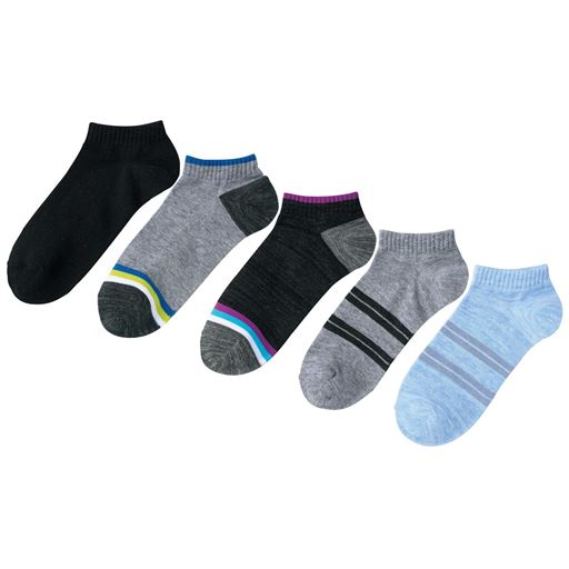 A 6cm丈色・柄違い5足組