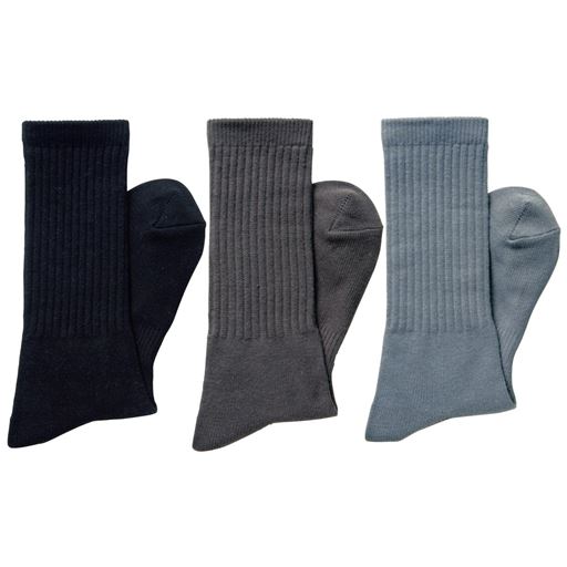 A(ストレートカラー)<br>色違い3足組