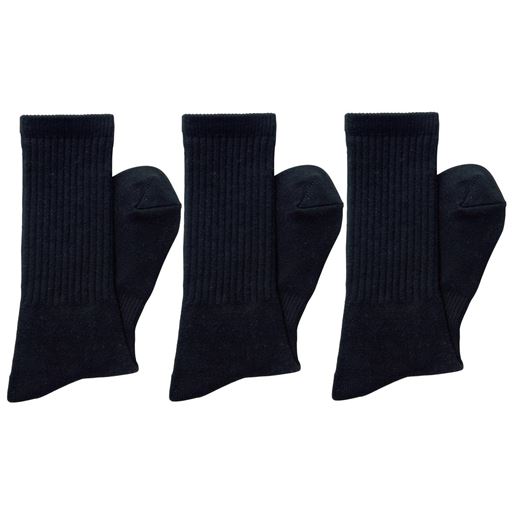 C(ブラック)<br>同色3足組