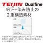 吸汗+染み防止の2重構造素材