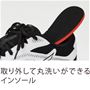 取り外して丸洗いができるインソール
