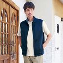 ドライ・軽量・カットソー素材ベスト