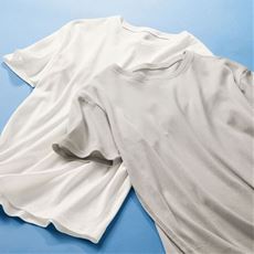 綿100%快適機能の半袖クルーネックインナー(スマートドライ&reg;)