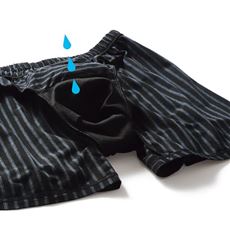 尿ジミ対策ニットトランクス 男の安心/尿ジミ・ニオイ軽減素材