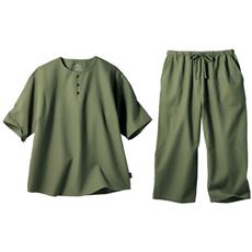 ワッフル織5つ星パジャマ