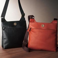 豊岡工房 軽量牛革ショルダーバッグ