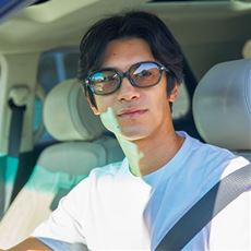 折り畳み調光サングラス