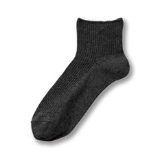 同色2足組 男の履き口ゆったりショートソックス/抗菌防臭 日本製